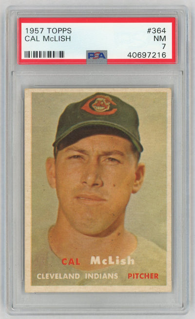 1957 Topps Cal Mclish #364 PSA 7