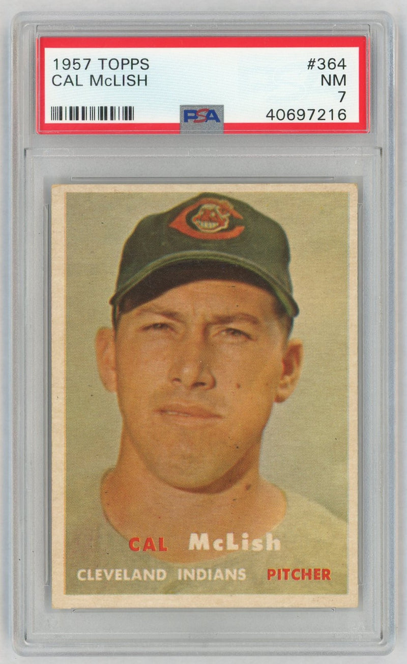 1957 Topps Cal Mclish #364 PSA 7