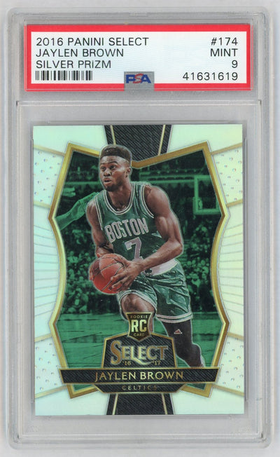 2016 Panini Select Silver Prizm Jaylen Brown #174 PSA 9