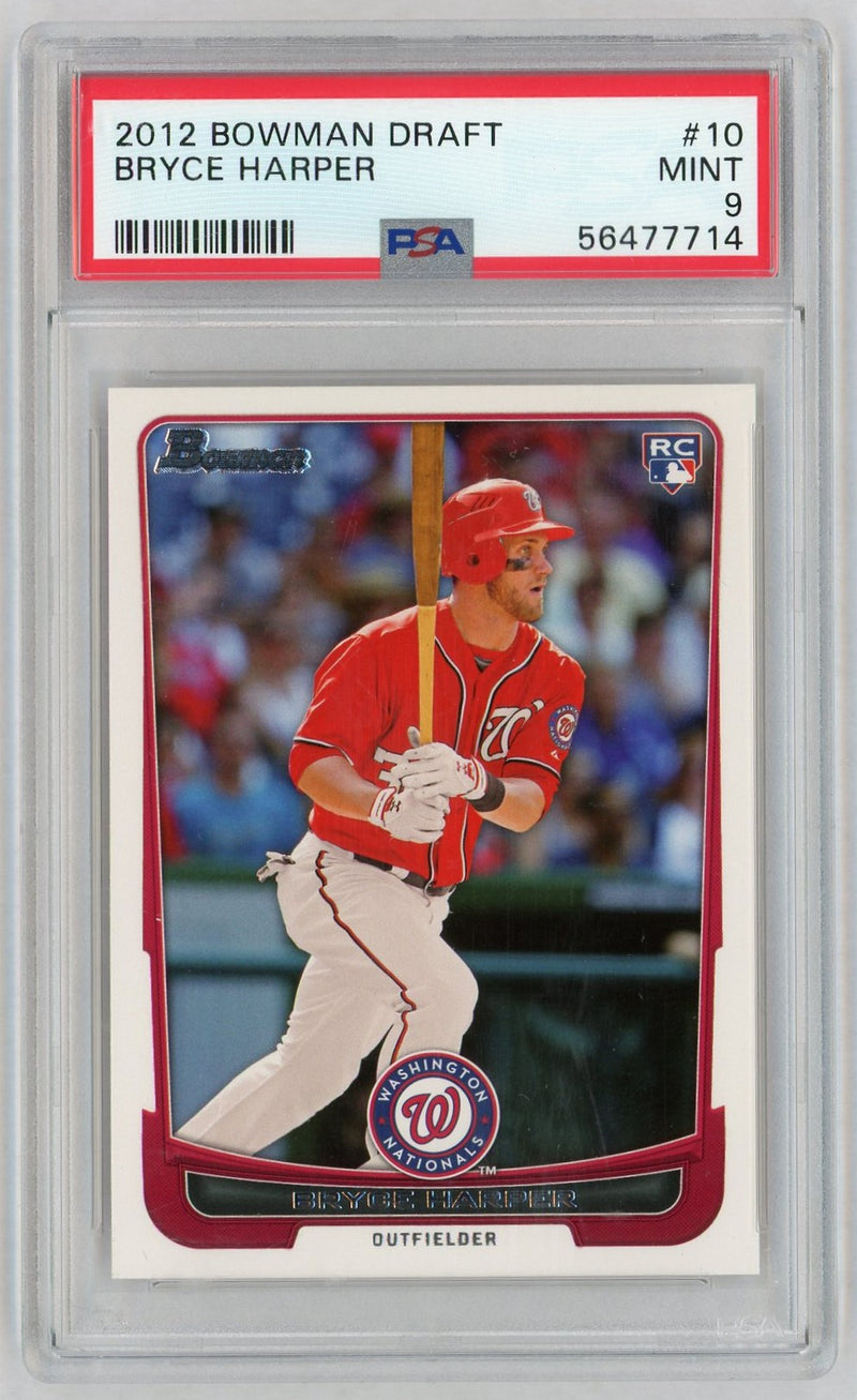 2012 Bowman Draft Bryce Harper #10 PSA 9