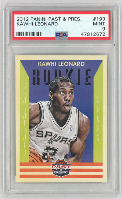 2012 Panini Past and Present Kawhi Leonard #193 PSA 9