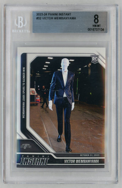 2023 Panini Instant Victor Wembanyama #32 /15593 BGS 8