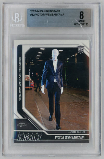 2023 Panini Instant Victor Wembanyama #32 /15593 BGS 8