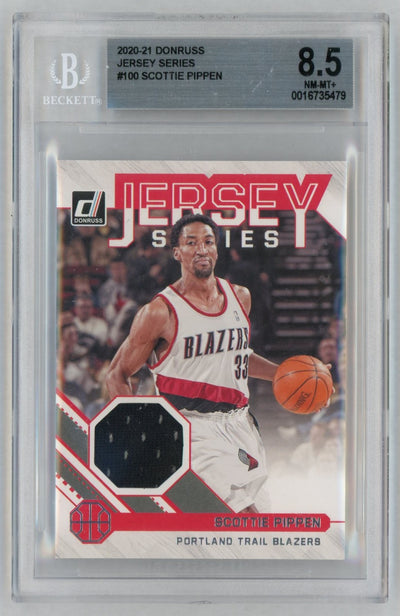 2020 Panini Donruss Jersey Series Jersey Series Scottie Pippen #JSSPP BGS 8.5