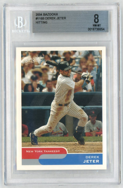 2004 Bazooka Derek Jeter #116B BGS 8