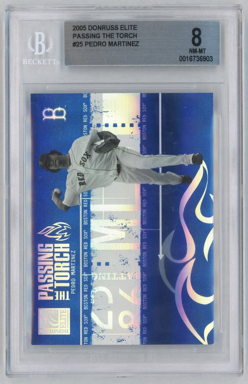 2005 Donruss Elite Passing the Torch Pedro Martinez #25 /1000 BGS 8