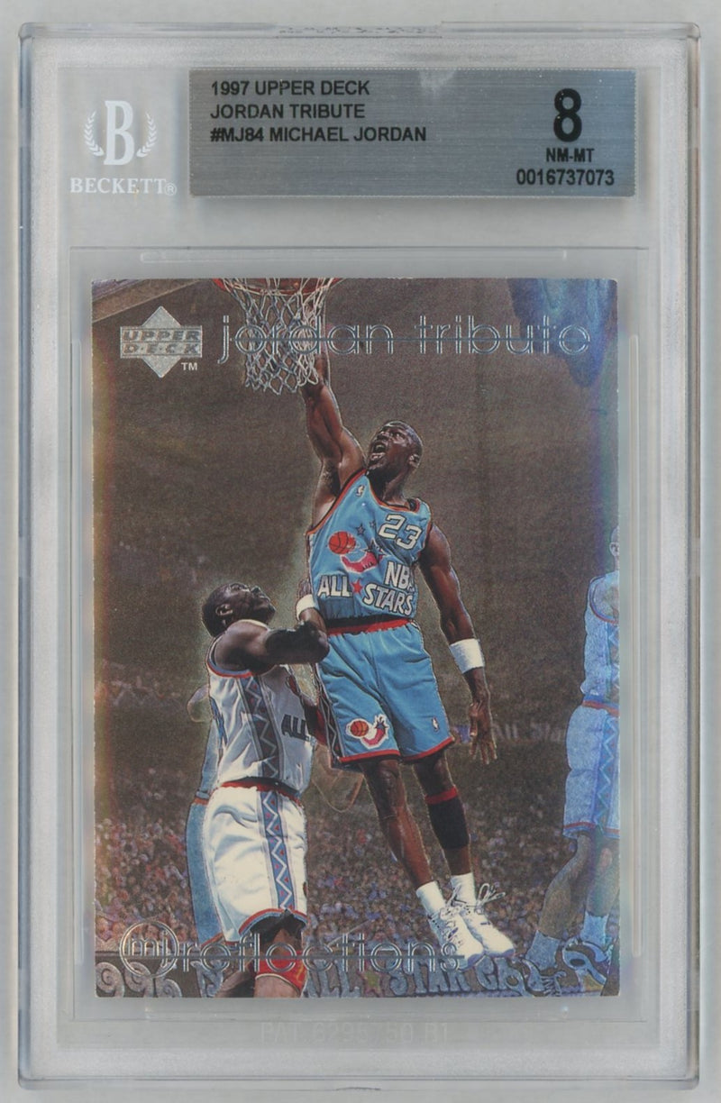 1997 Upper Deck Michael Jordan Tribute Michael Jordan #MJ84 BGS 8