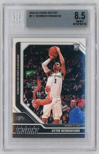 2023 Panini Instant Victor Wembanyama #5 /44142 /1 BGS 8.5