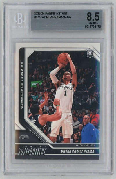 2023 Panini Instant Victor Wembanyama #5 /44142 /1 BGS 8.5