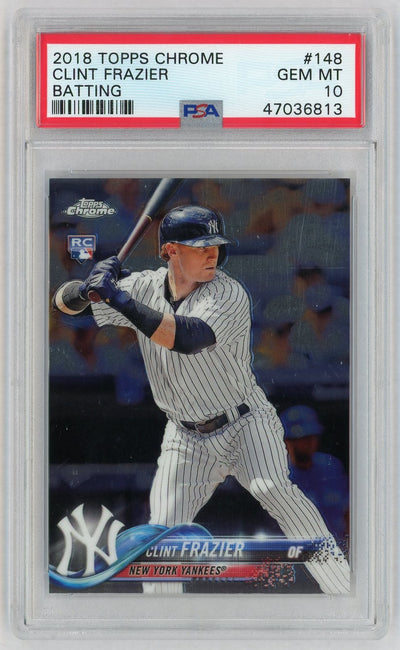 2018 Topps Chrome Clint Frazier #148 PSA 10