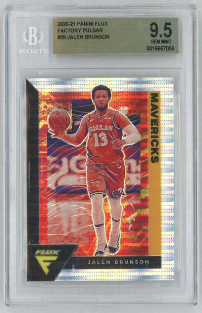 2020 Panini Flux Pulsar Jalen Brunson #39 BGS 9.5