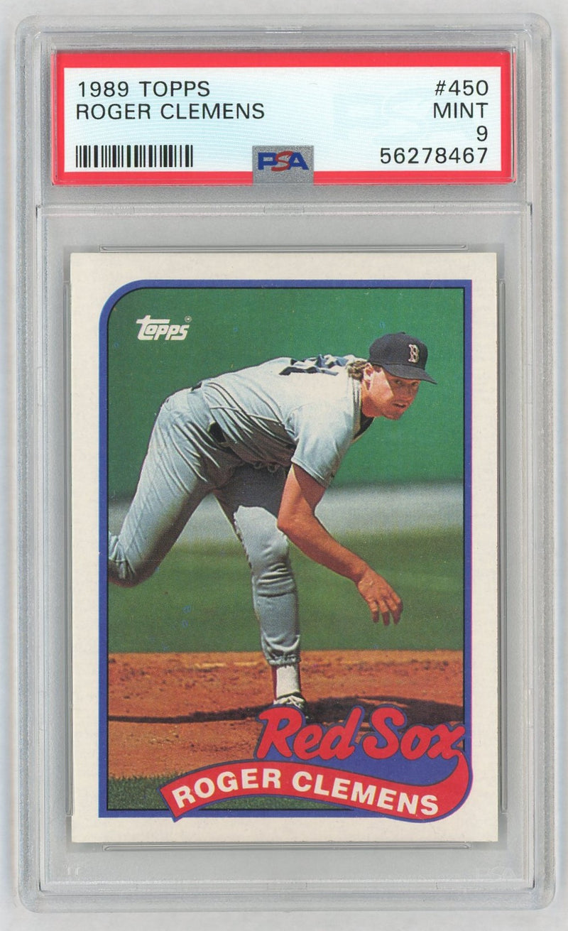 1989 Topps Roger Clemens #450 PSA 9