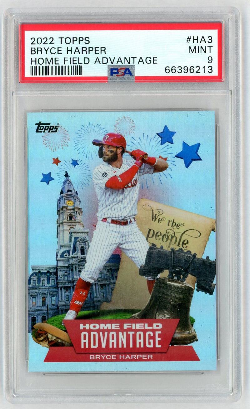 2022 Topps Home Field Advantage Bryce Harper #HA3 PSA 9