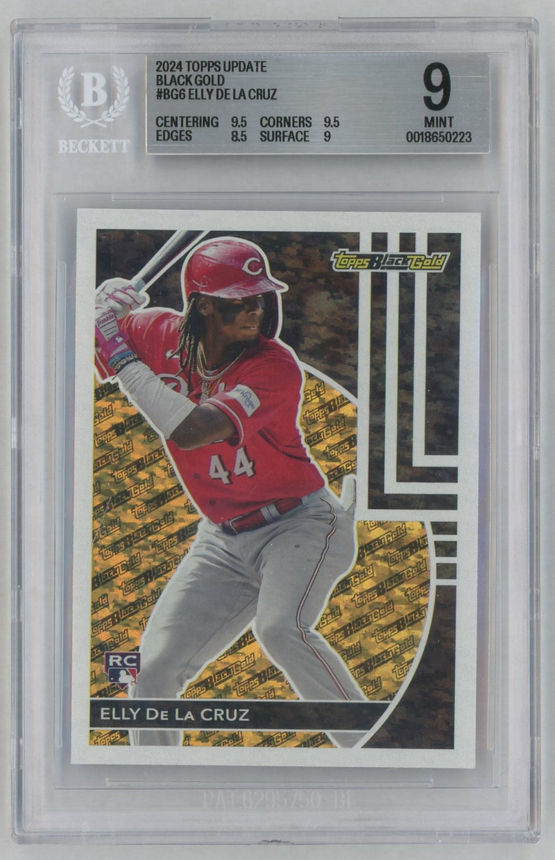 2024 Update Black Gold Elly De La Cruz #BG6 BGS 9