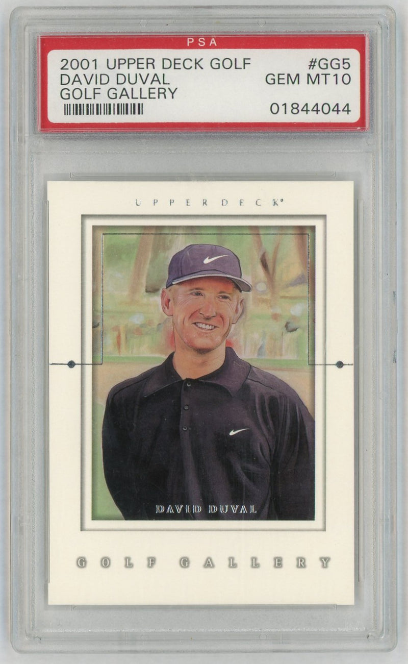 2001 Upper Deck Golf Gallery David Duval #GG5 PSA 10