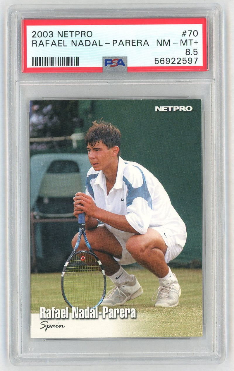 2003 Netpro Rafael Nadal-Parera #70 PSA 8.5