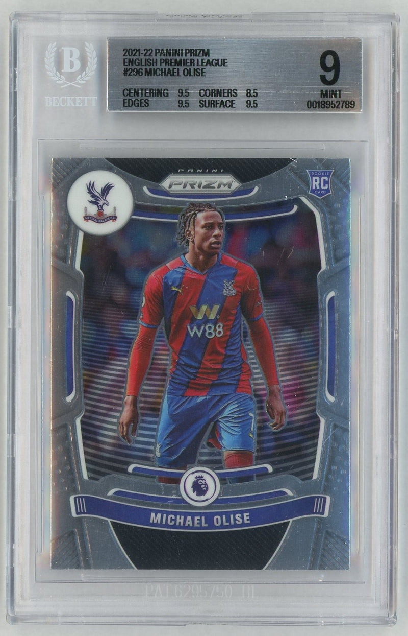 2021 Panini Prizm Premier League Michael Olise #296 BGS 9