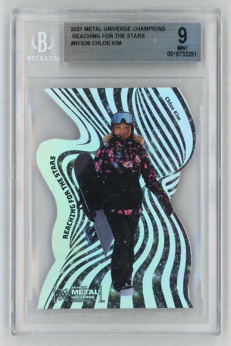 2021 Metal Universe Champions Reaching For the Stars Chloe Kim #RFS29 BGS 9
