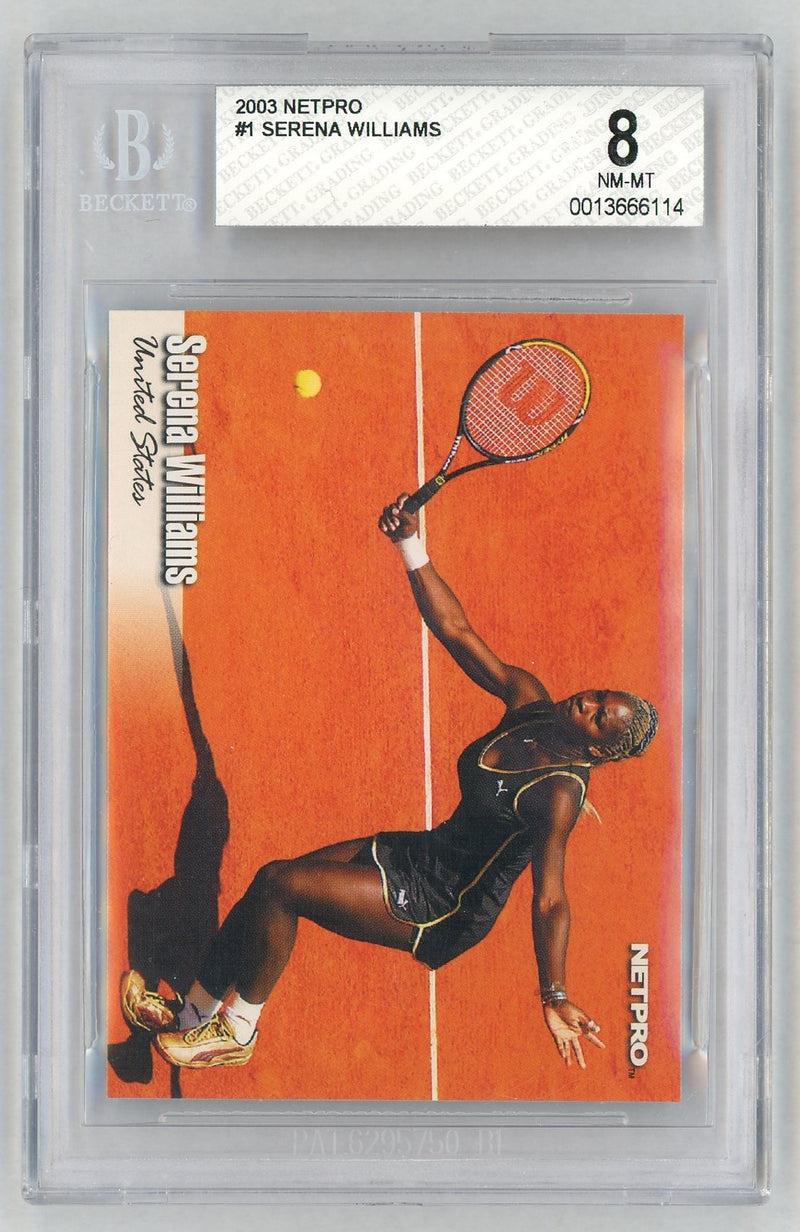 2003 Netpro Serena Williams #1 BGS 8