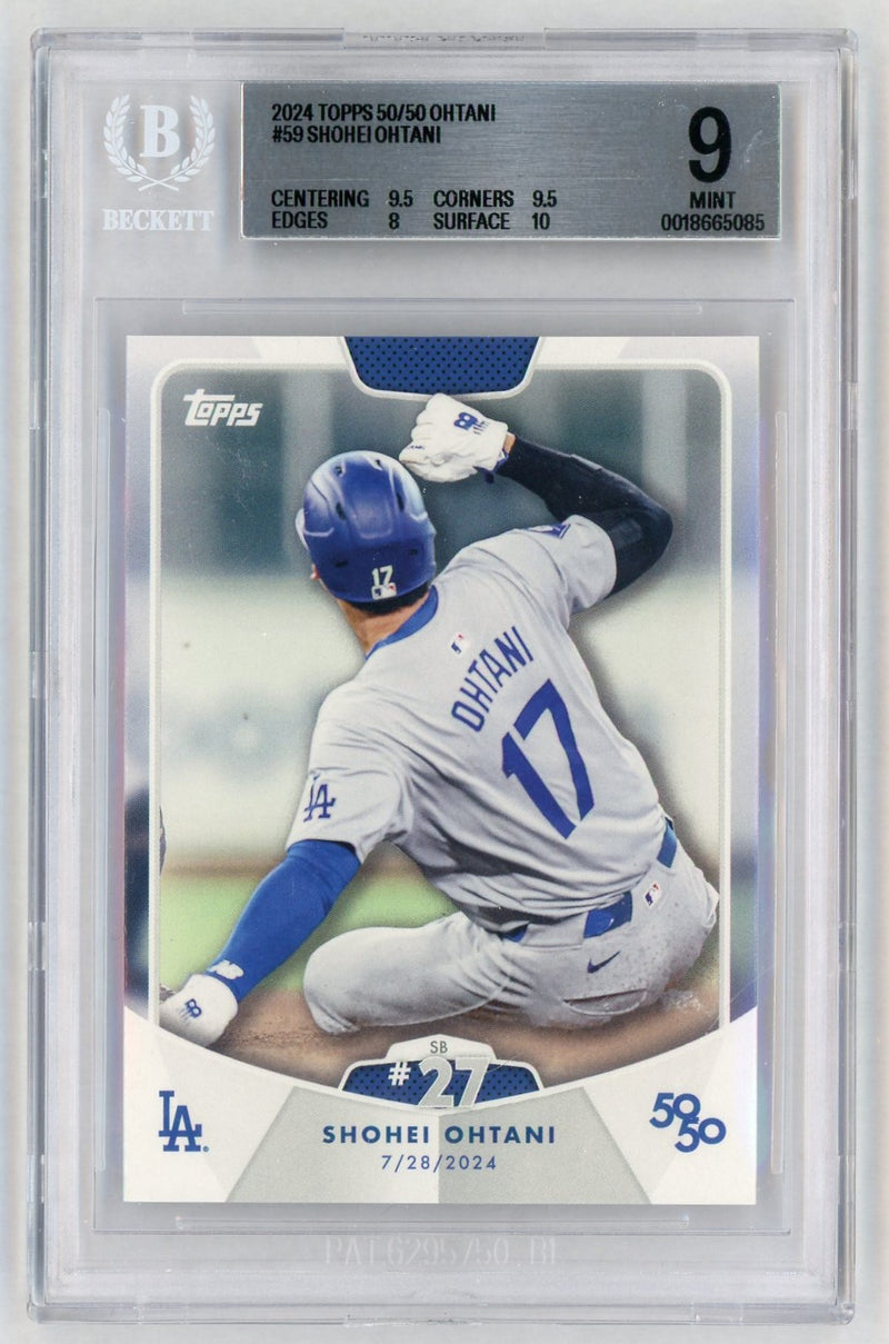 2024 Topps 50/50 Shohei Ohtani #59 BGS 9