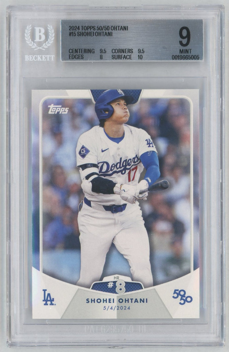2024 Topps 50/50 Shohei Ohtani #15 BGS 9