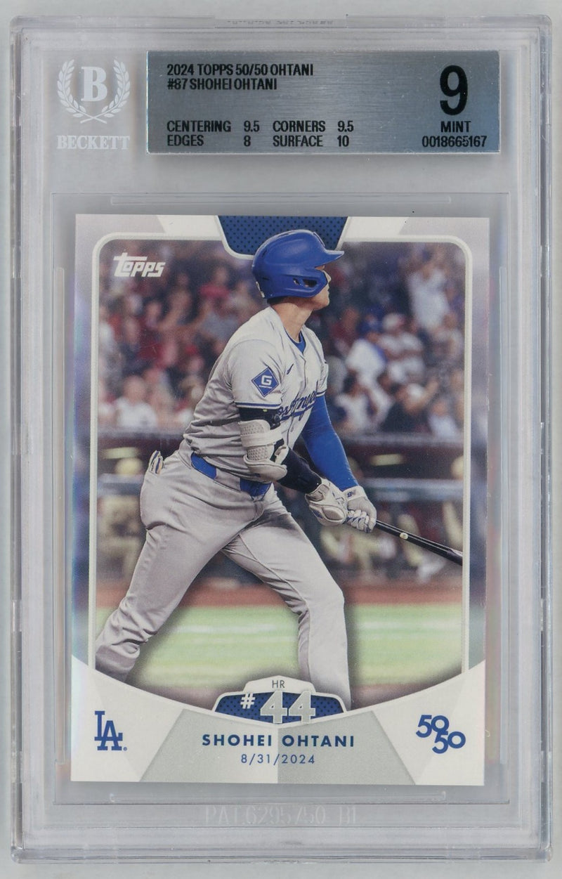2024 50/50 Ohtani Shohei Ohtani #87 BGS 9
