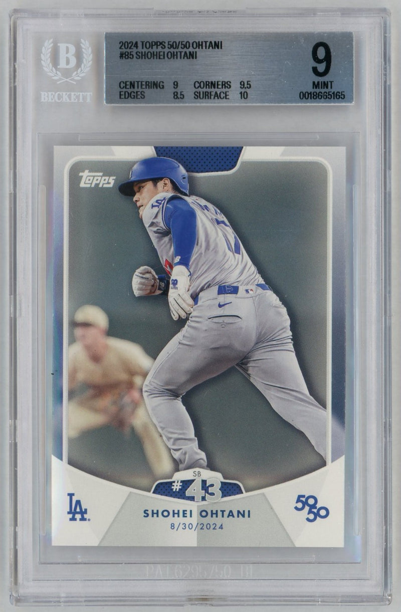 2024 Topps 50 50 Shohei Ohtani #85 50/50 BGS 9