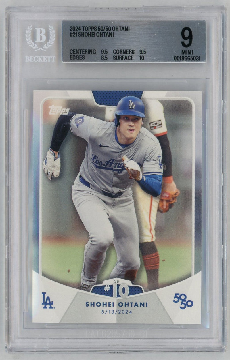2024 Topps 50/50 Shohei Ohtani #21 BGS 9