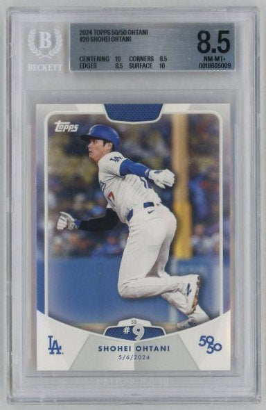 2024 Topps 50/50 Shohei Ohtani #20 BGS 8.5