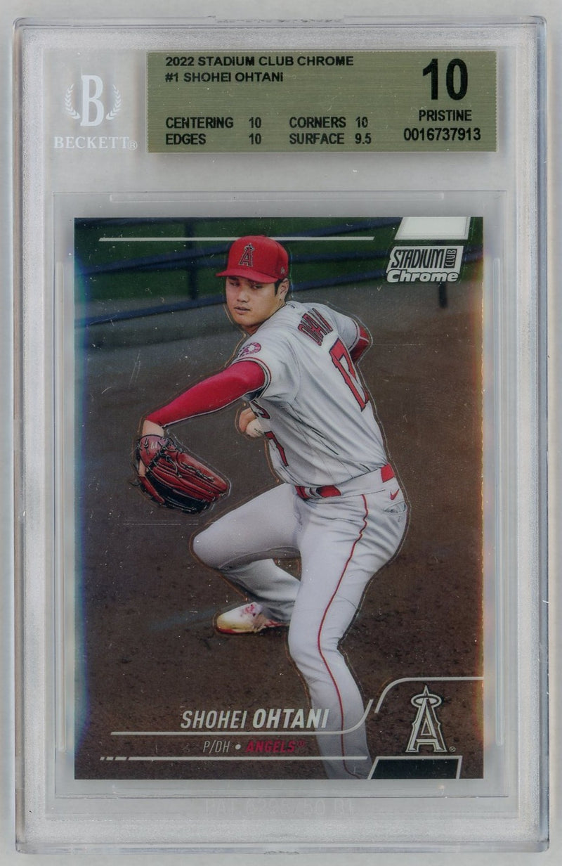 2022 Stadium Club Chrome Shohei Ohtani #1 BGS 10