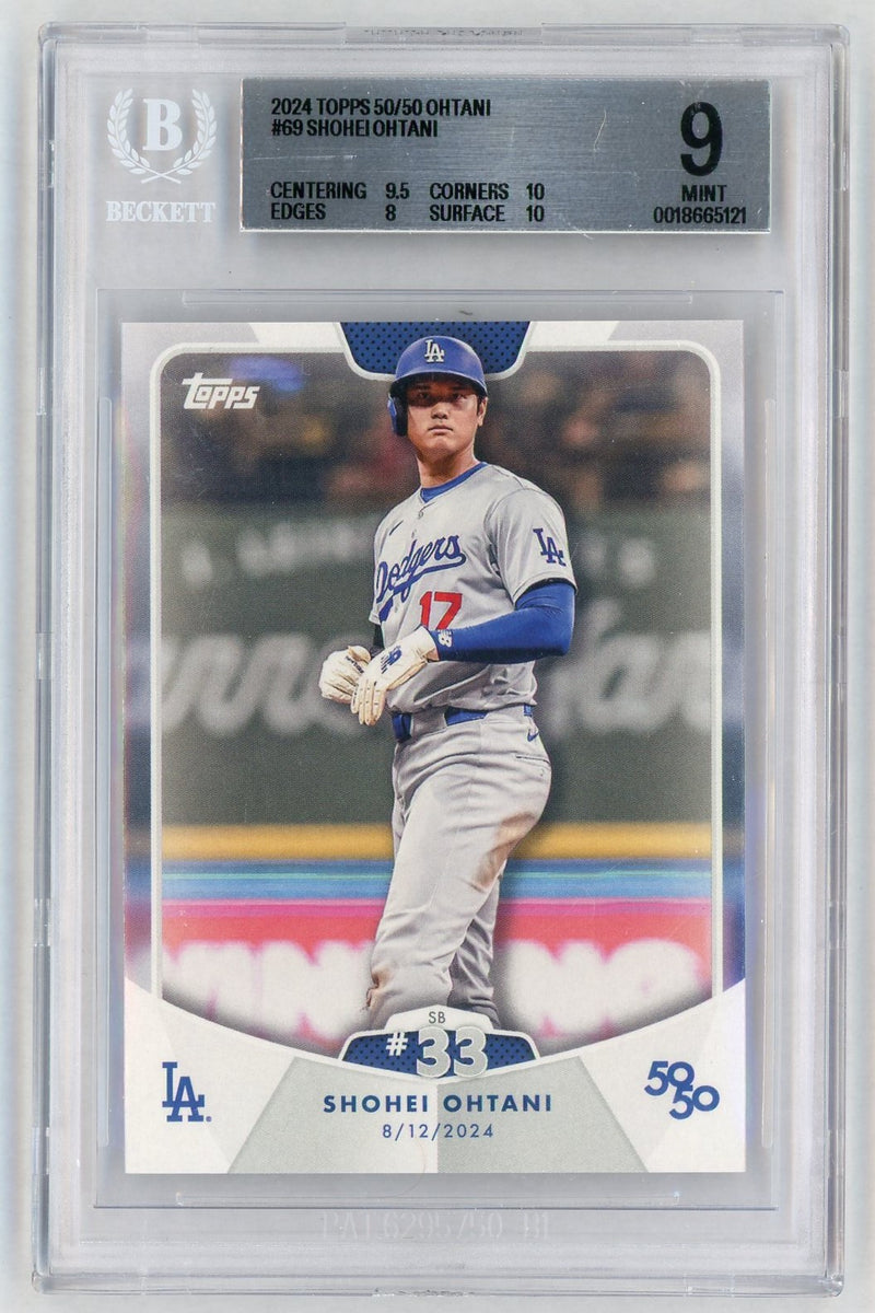 2024 Topps 50/50 Shohei Ohtani #69 BGS 9