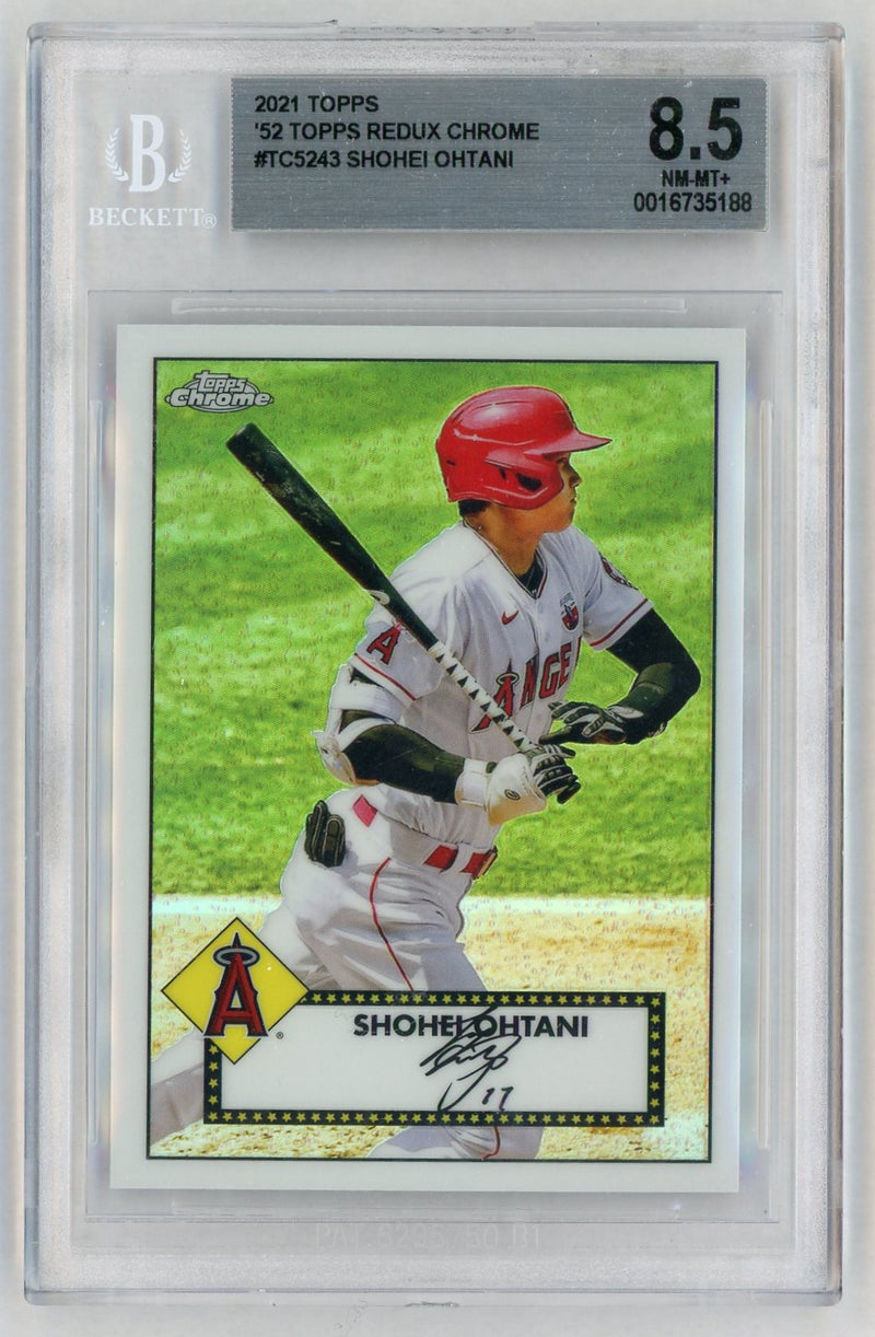 2021 Topps '52 Redux Chrome Shohei Ohtani #TC5243 BGS 8.5