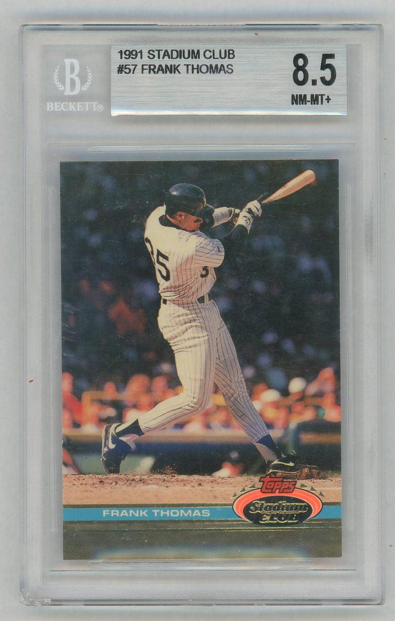 1991 Stadium Club Frank Thomas #57 BGS 8.5