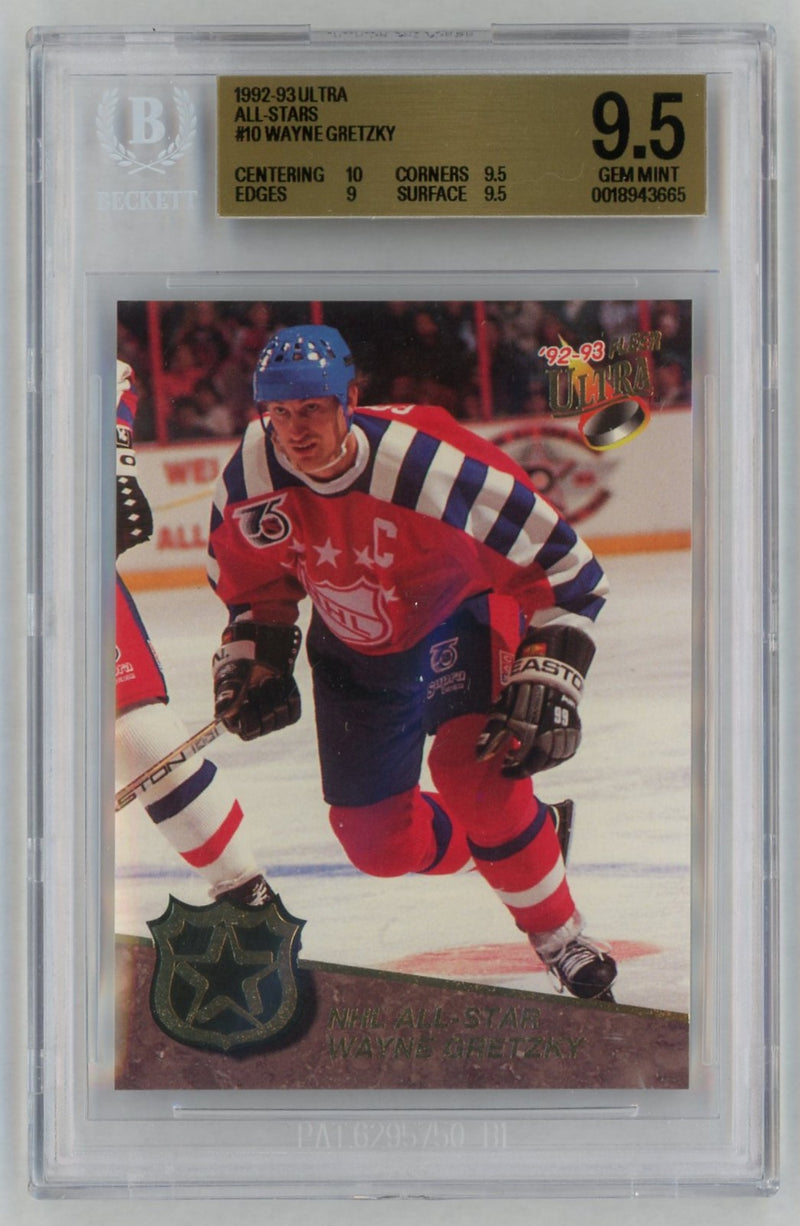 1992 Ultra All-Star Wayne Gretzky #10 BGS 9.5