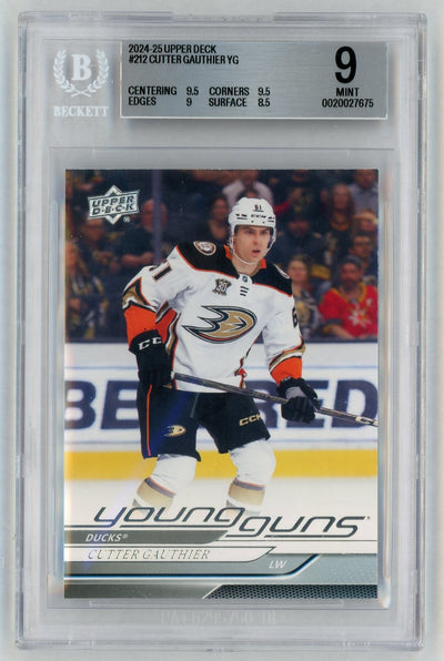 2024 Upper Deck Cutter Gauthier #212 BGS 9