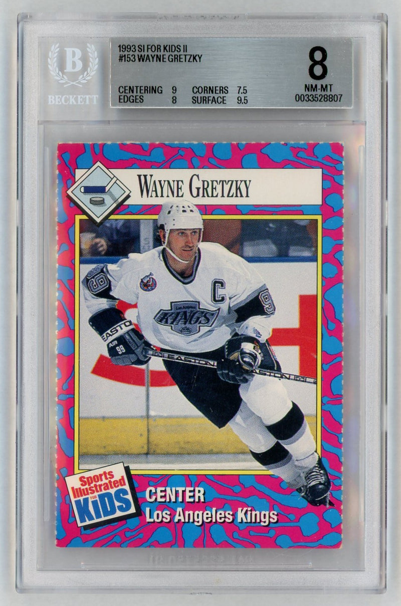 1993 Sports Illustrated For Kids Wayne Gretzky #153 BGS 8