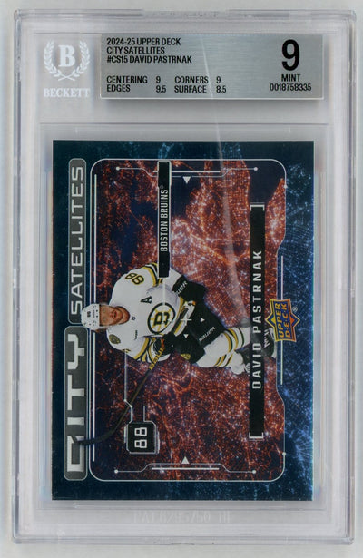2024 Upper Deck City Satellites David Pastrnak #CS15 BGS 9