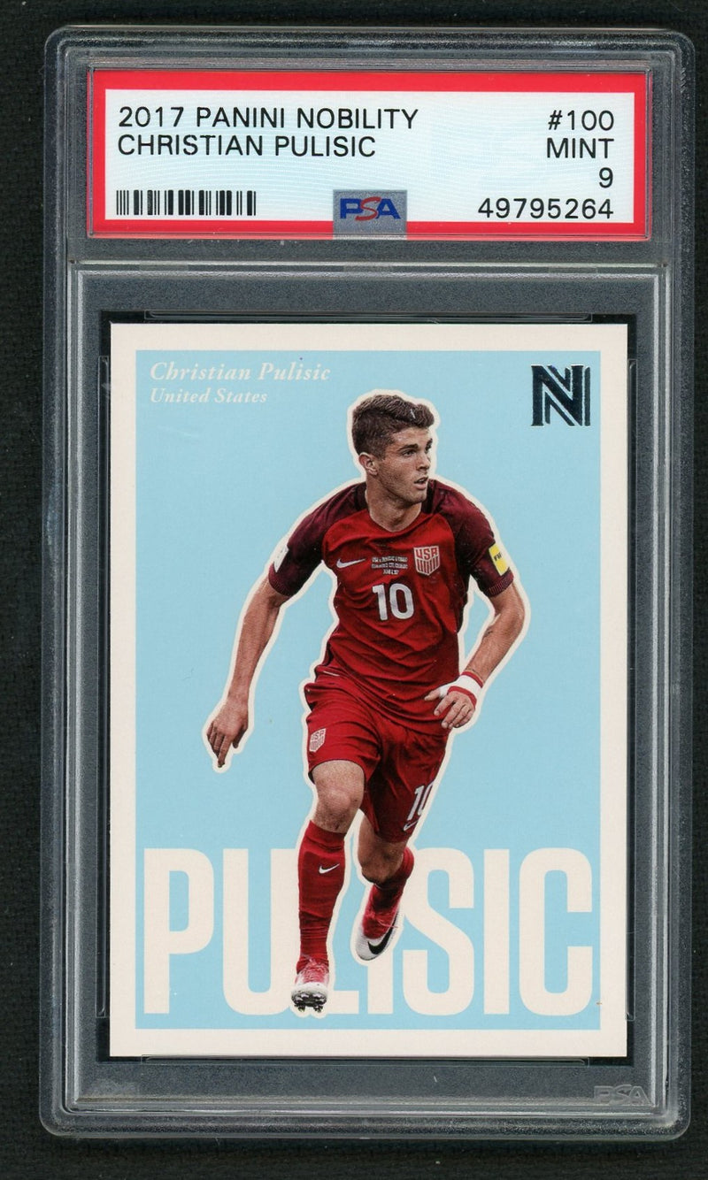 2017 Panini Nobility Christian Pulisic #100 PSA 9