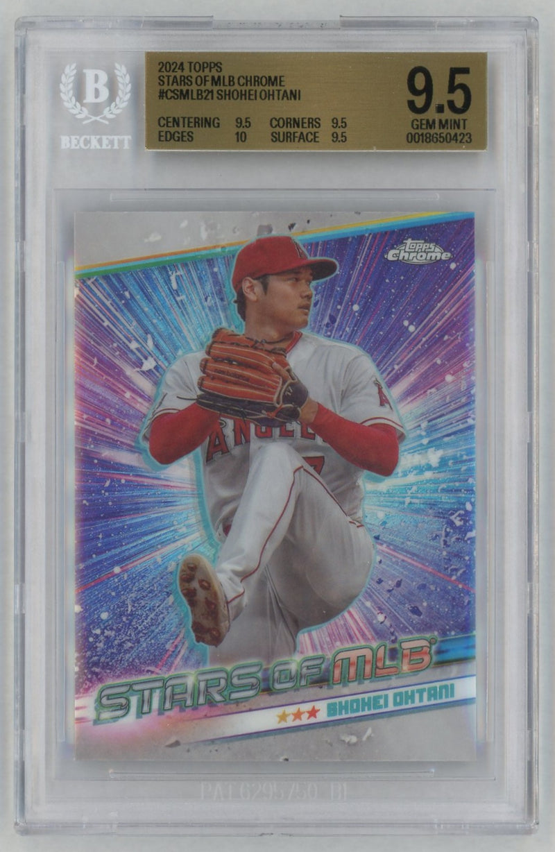 2024 Topps Chrome Stars of MLB Shohei Ohtani #CSMLB21 BGS 9.5