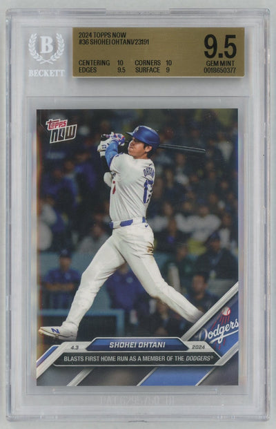 2024 Topps Now Shohei Ohtani #36 /23191 BGS 9.5