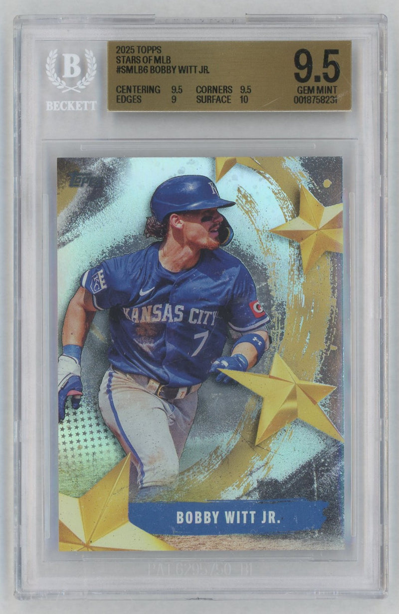 2025 Topps Stars of MLB Bobby Witt Jr. #SMLB-6 BGS 9.5