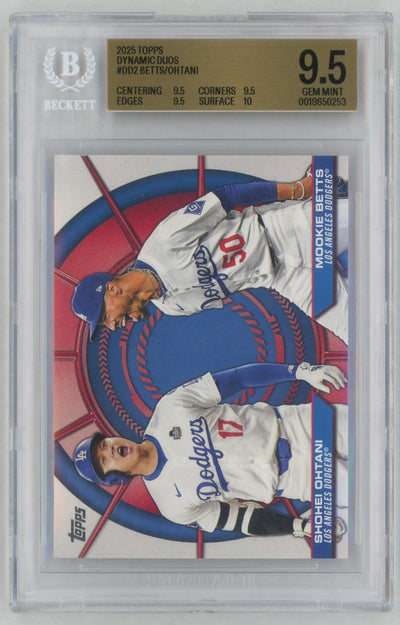 2025 Topps Dynamic Duos Mookie Betts/Shohei Ohtani #DD-2 BGS 9.5