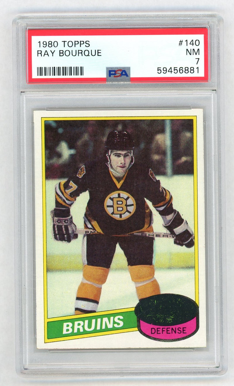 1980 Topps Ray Bourque #140 PSA 7
