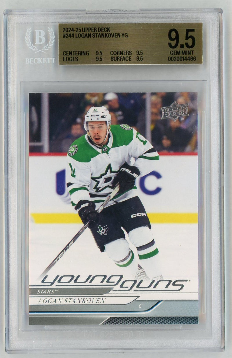 2024 Upper Deck Logan Stankoven #244 BGS 9.5