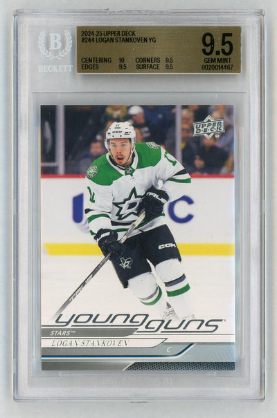 2024 Upper Deck Logan Stankoven #244 BGS 9.5