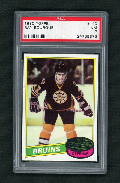1980 Topps Ray Bourque #140 PSA 7
