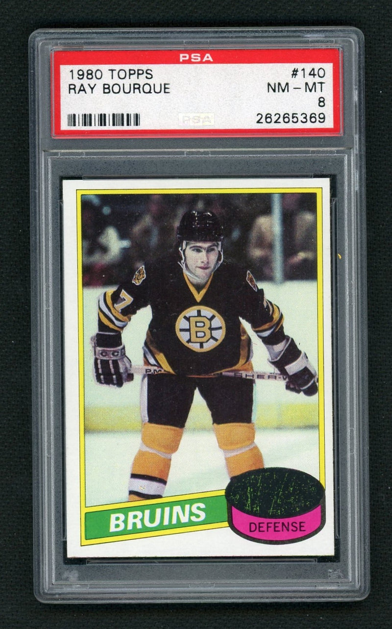 1980 Topps Ray Bourque #140 PSA 8
