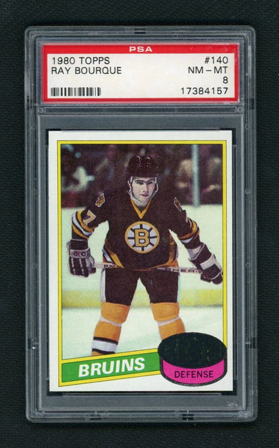 1980 Topps Ray Bourque #140 PSA 8