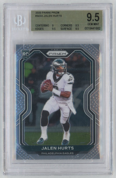 2020 Panini Prizm Jalen Hurts #343A BGS 9.5