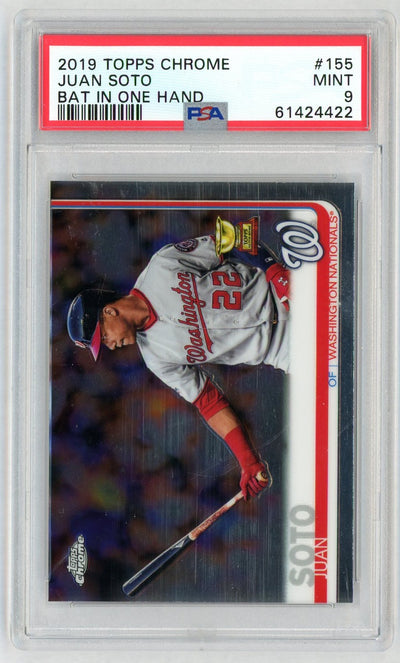 2019 Topps Chrome Juan Soto #155 PSA 9